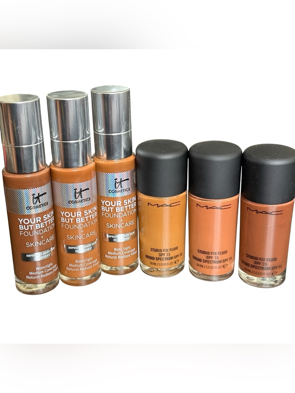 MAC Cosmetics Studio Fix Fluid‎ Foundation in Warm Tan Shades